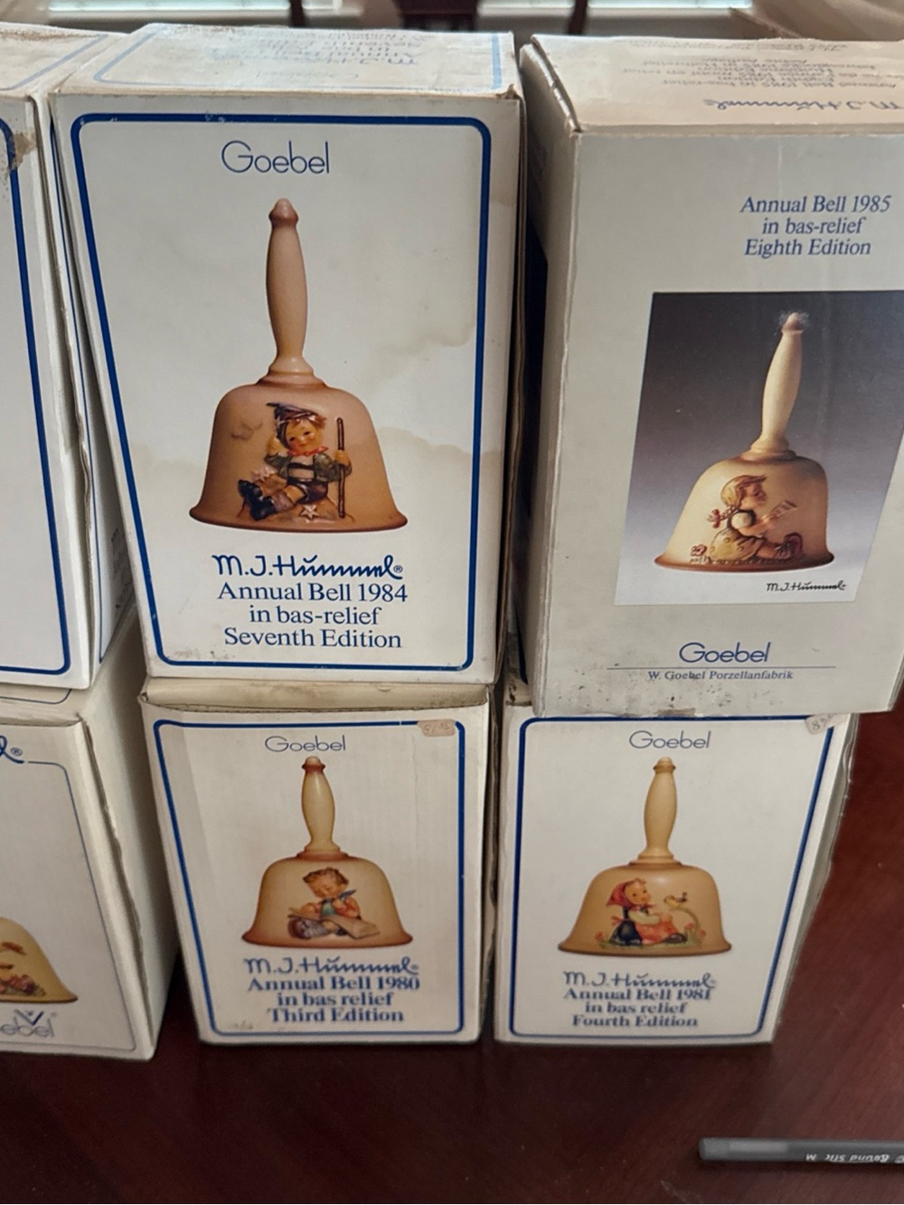 Goebel Beige and Cream M.I. Hummel Annual Bell Collection (Assorted Editions)